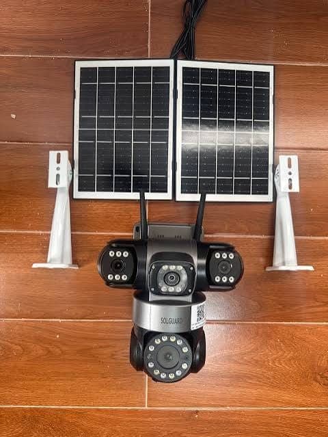 Solar floodlights & solar CCTV cameras