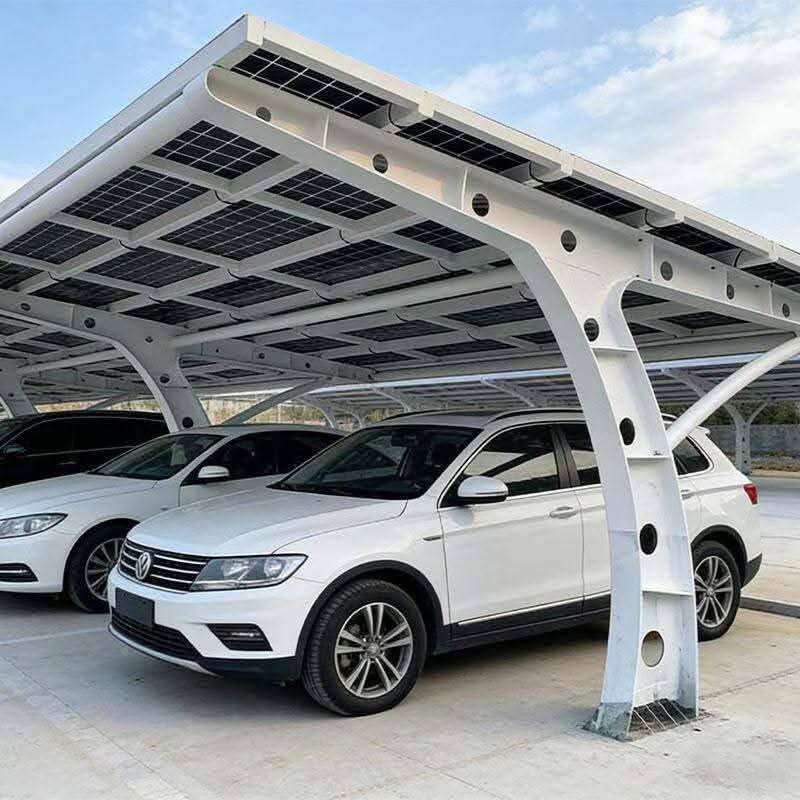 Solar carport and EV charger